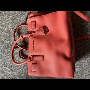 Stunning coral Michael Kors handbag